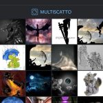 La griglia di selezione delle foto dalla galleria