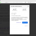 Eseguire uno speed test con google: esito Eseguire uno speed test con google: esito